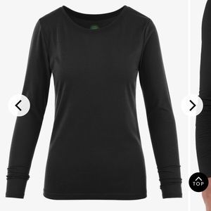 Long sleeve knit under scrub